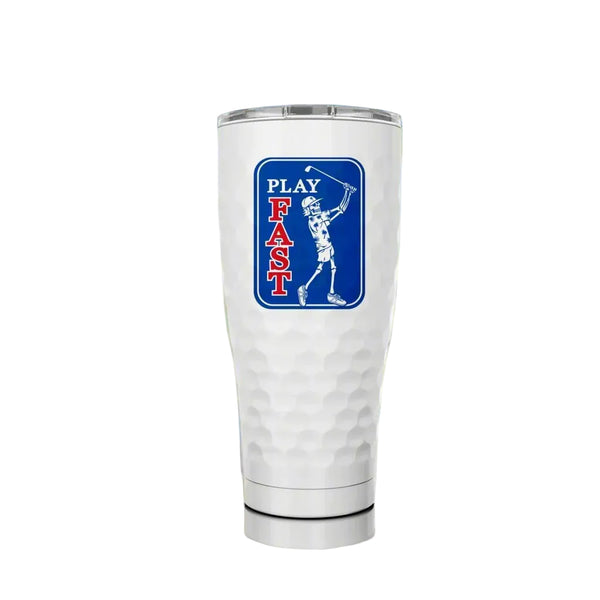 SIC X Play Fast 30 oz. Dimpled Golf Tumbler – The Salty Golfer