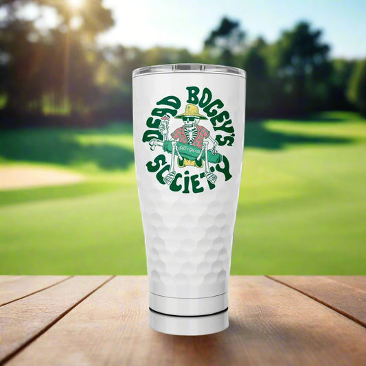 SIC X The Dead Bogey Society 30 oz. Dimpled Golf Tumbler